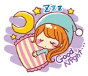 Sticker from Japanese Kawaii Girls