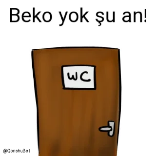 🚽 emoji Beko @Qonshubot Telegram sticker 22 of 31
