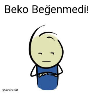 👎 emoji Beko @Qonshubot Telegram sticker 21 of 31