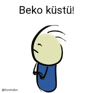😒 emoji Beko @Qonshubot Telegram sticker 13 of 31