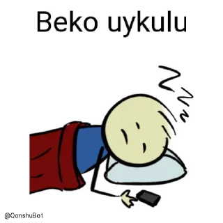 😴 emoji Beko @Qonshubot Telegram sticker 17 of 31