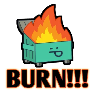 Sticker from DUMPSTER FIRE