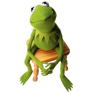 😁 emoji Kermit | @donyae_stickers Telegram sticker 10 of 13