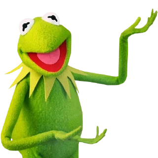 😄 emoji Kermit | @donyae_stickers Telegram sticker 5 of 13