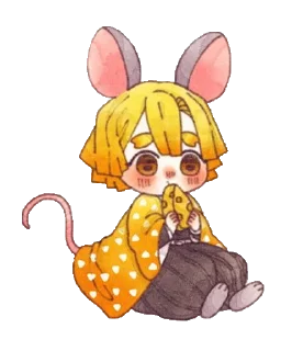 🍑 emoji Chibi KNY "02" @Lindadotwav Telegram sticker 24 of 77