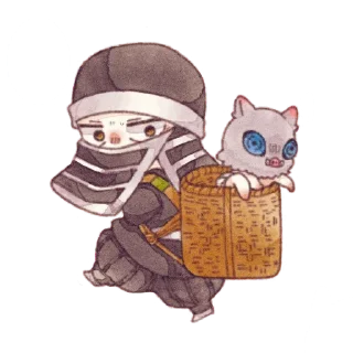 🍤 emoji Chibi KNY "02" @Lindadotwav Telegram sticker 18 of 77