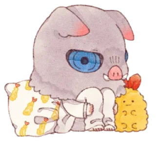 🍤 emoji Chibi KNY "02" @Lindadotwav Telegram sticker 8 of 77