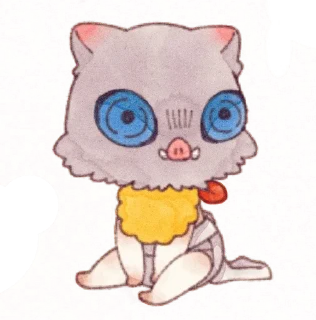 🍤 emoji Chibi KNY "02" @Lindadotwav Telegram sticker 6 of 77
