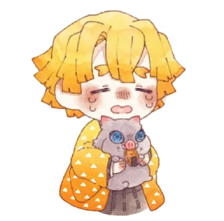 🍑 emoji Chibi KNY "02" @Lindadotwav Telegram sticker 21 of 77