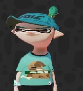Sticker from cursed splatoon images