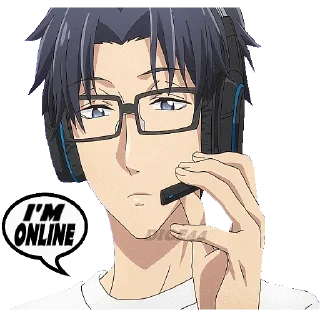 👾 emoji @STIKERFORALL 🏴󠁧󠁢󠁥󠁮󠁧󠁿HIROTAKA NIFUJI - LOVE IS HARD Telegram sticker 9 of 30