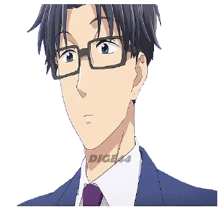 😞 emoji @STIKERFORALL 🏴󠁧󠁢󠁥󠁮󠁧󠁿HIROTAKA NIFUJI - LOVE IS HARD Telegram sticker 19 of 30