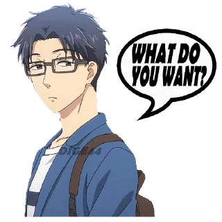 🤌 emoji @STIKERFORALL 🏴󠁧󠁢󠁥󠁮󠁧󠁿HIROTAKA NIFUJI - LOVE IS HARD Telegram sticker 20 of 30
