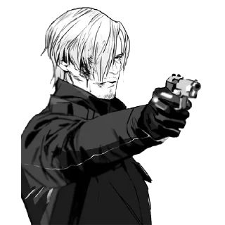 🔫 emoji Resident Evil @Nekostickerss Telegram sticker 6 of 108