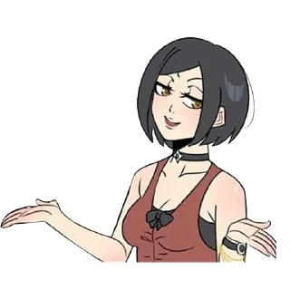 😏 emoji Resident Evil @Nekostickerss Telegram sticker 10 of 108