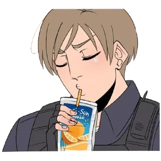 😢 emoji Resident Evil @Nekostickerss Telegram sticker 8 of 108