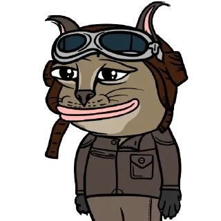🛩 emoji Big Floppa Telegram sticker 22 of 42