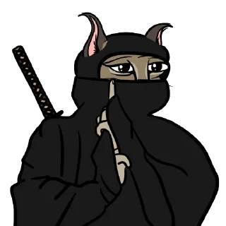 🥷 emoji Big Floppa Telegram sticker 15 of 42