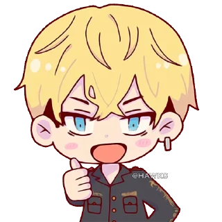 👍 emoji Tokyo Revengers [@TodorokiShouto] Telegram sticker 18 of 120