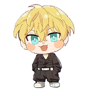 😀 emoji Tokyo Revengers [@TodorokiShouto] Telegram sticker 7 of 120