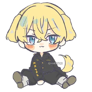 🙂 emoji Tokyo Revengers [@TodorokiShouto] Telegram sticker 19 of 120