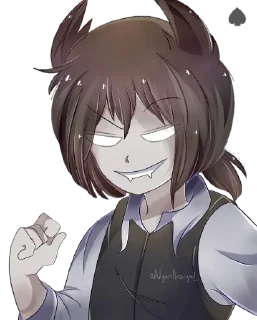 😇 emoji Chibi character @Babykins8 Telegram sticker 20 of 80
