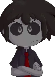 😠 emoji Chibi character @Babykins8 Telegram sticker 12 of 80