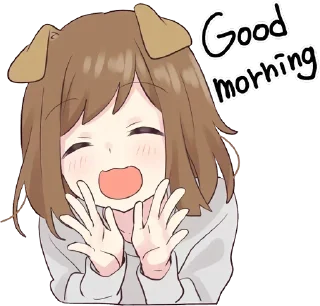 ☀️ emoji dog girl Telegram sticker 11 of 40