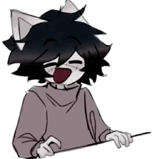 😄 emoji Chibi character @Babykins8 Telegram sticker 5 of 80