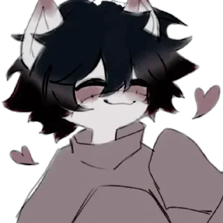 😊 emoji Chibi character @Babykins8 Telegram sticker 6 of 80
