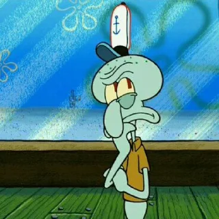 Sticker from Squidward - @Stickerabad