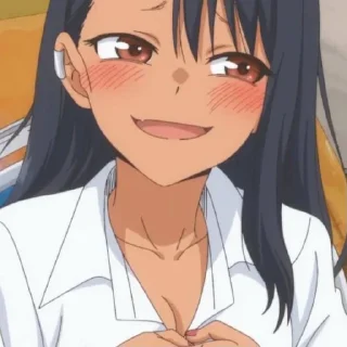🥰 emoji Ijiranaide Nagatoro-san @StickersofAnime Telegram sticker 24 of 120