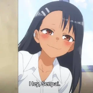 🥰 emoji Ijiranaide Nagatoro-san 2 @StickersofAnime Telegram sticker 1 of 106