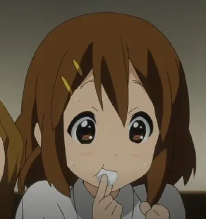 🌟 emoji 🎸 ▵▿ Yui Hirasawa II ♩ @KesitoMania Telegram sticker 17 of 120