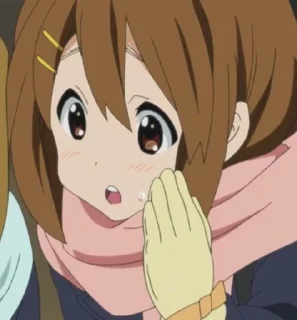 🌟 emoji 🎸 ▵▿ Yui Hirasawa II ♩ @KesitoMania Telegram sticker 6 of 120