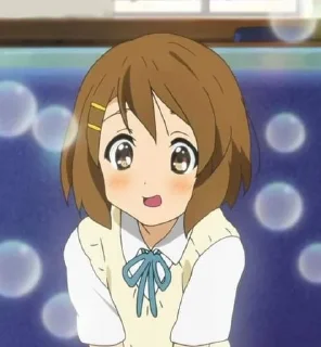 🌟 emoji 🎸 ▵▿ Yui Hirasawa II ♩ @KesitoMania Telegram sticker 19 of 120