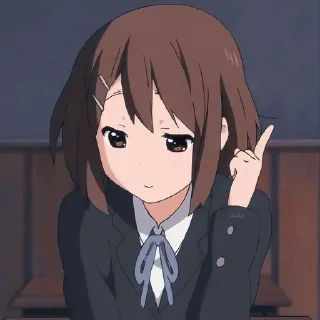 🌟 emoji 🎸 ▵▿ Yui Hirasawa II ♩ @KesitoMania Telegram sticker 3 of 120