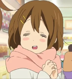 🌟 emoji 🎸 ▵▿ Yui Hirasawa II ♩ @KesitoMania Telegram sticker 16 of 120