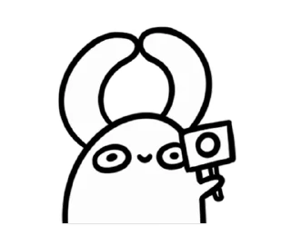 🐰 emoji Moving Bunny (@TodorokiShouto) Telegram sticker 9 of 24
