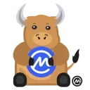 Sticker from CoinMarketCap Moving
