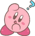 🤔 emoji Kirby Telegram sticker 9 of 16