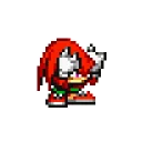 Sticker from Sonic Advance - Knuckles