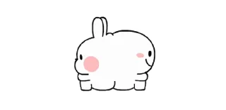 ⭐ emoji Spoled Rabbits Let's play together! @moe_sticker_bot Telegram sticker 12 of 24