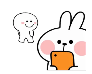 ⭐ emoji Spoled Rabbits Let's play together! @moe_sticker_bot Telegram sticker 21 of 24