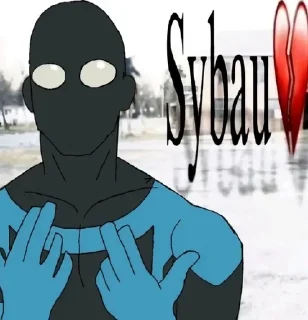 Sticker from Sybau-Syfm-stfu @kosnaneartin