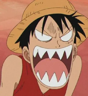 😾 emoji one piece Telegram sticker 18 of 76