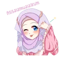 Sticker from Hijab Princess (Muslim Kawaii Girl)