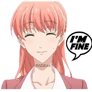 Sticker from @STIKERFORALL 🏴󠁧󠁢󠁥󠁮󠁧󠁿NARUMI MOMOSE - LOVE IS HARD