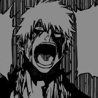 🌕 emoji Ichigo kurosaki² @numen_sticker Telegram sticker 7 of 103