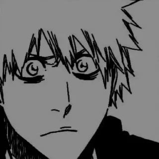 🌕 emoji Ichigo kurosaki² @numen_sticker Telegram sticker 24 of 103